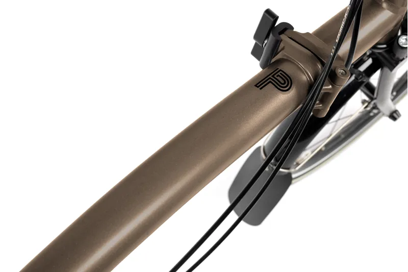 Brompton M4R P Line Urban 2024 Folding Bike - Bronze Sky 50T-7